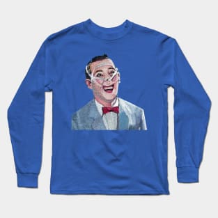Pee Wee Happy Face Long Sleeve T-Shirt